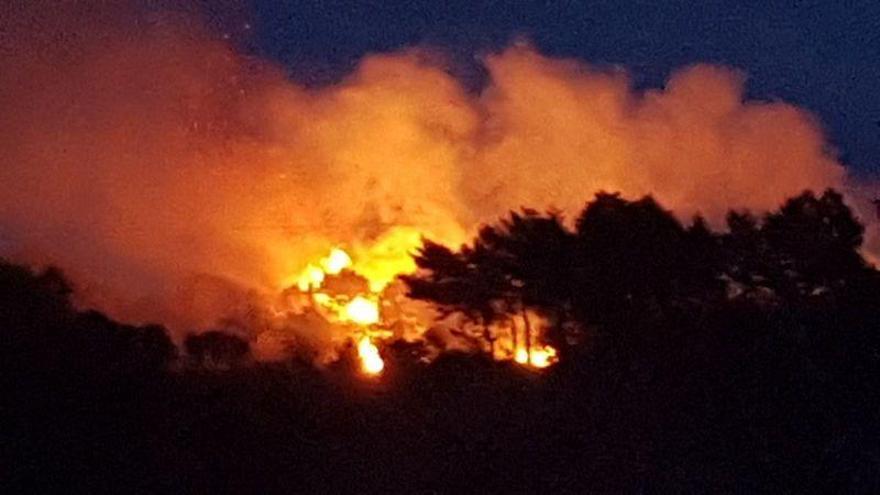 Incendio en Las Torres de Aliste.