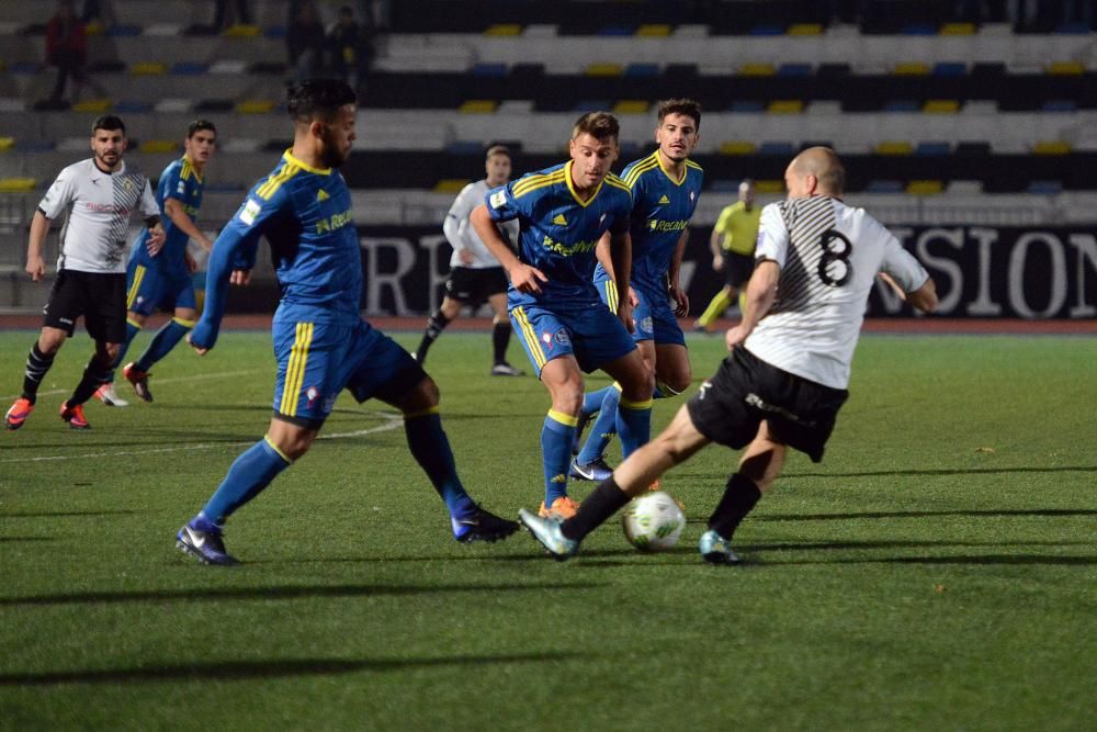 El partido entre el Caudal y el Celta B, en imágenes