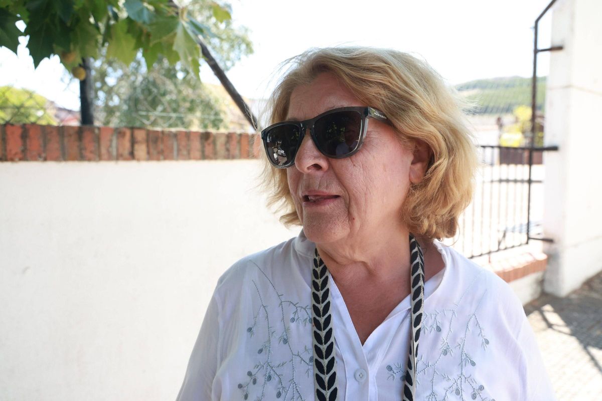 Feli Marupe, una de las vecinas evacuadas.