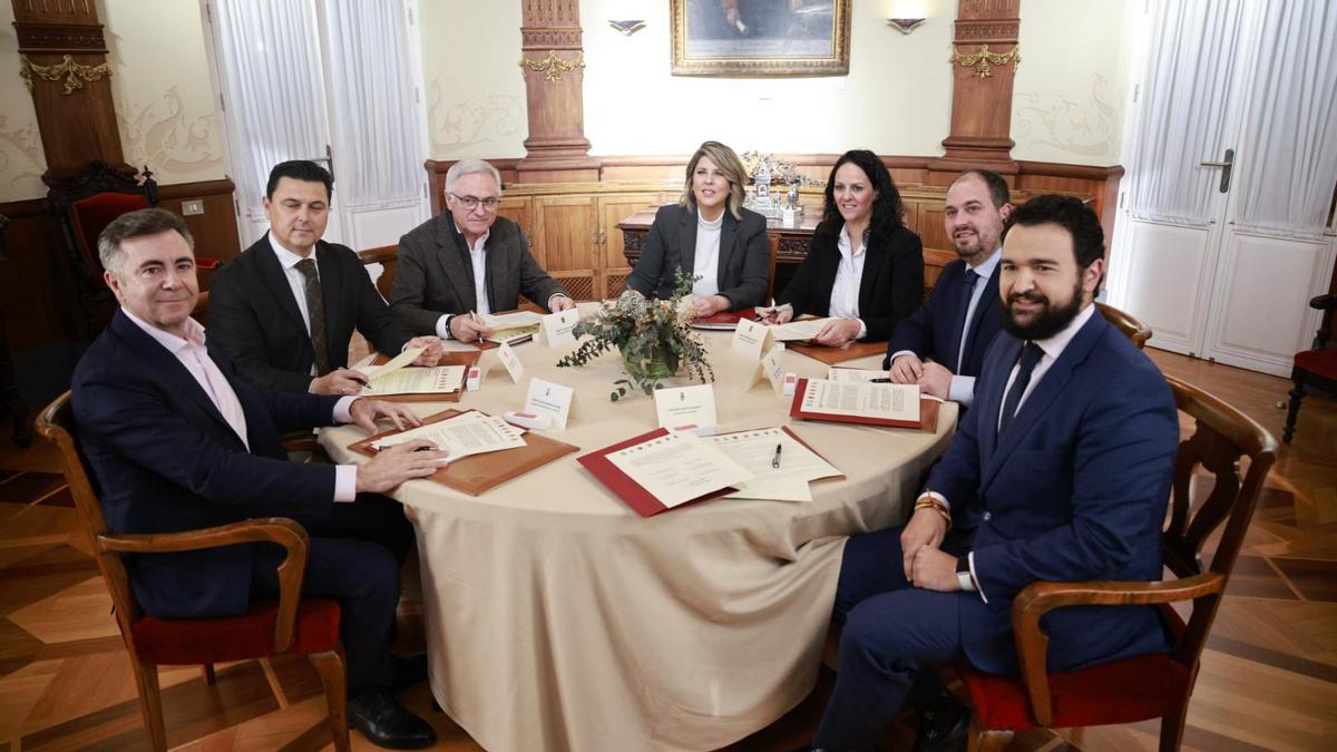 Los alcaldes firman la creación de la Asociación de Municipios de la Comarca del Campo de Cartagena y Mar Menor