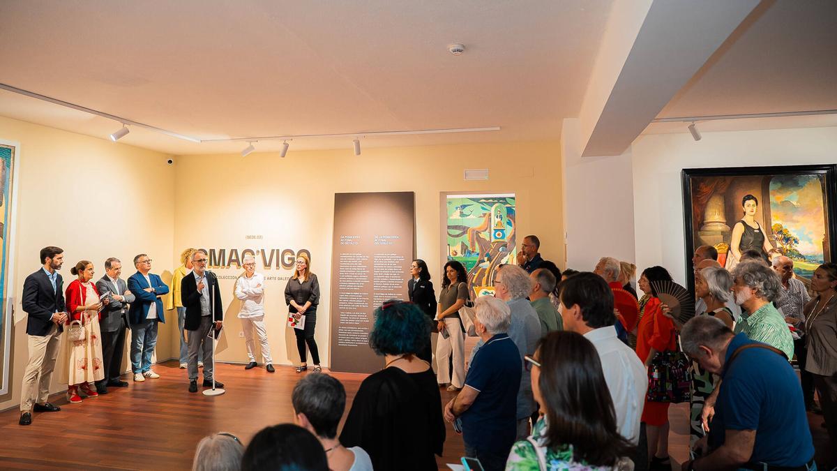 Vigo inaugura la Colección Municipal de Arte Galega con una selección de 69 «obras maestras» de pintura y escultura Vigo inaugura la Colección Municipal de Arte Galega con una selección de 69 «obras maestras» de pintura y escultura