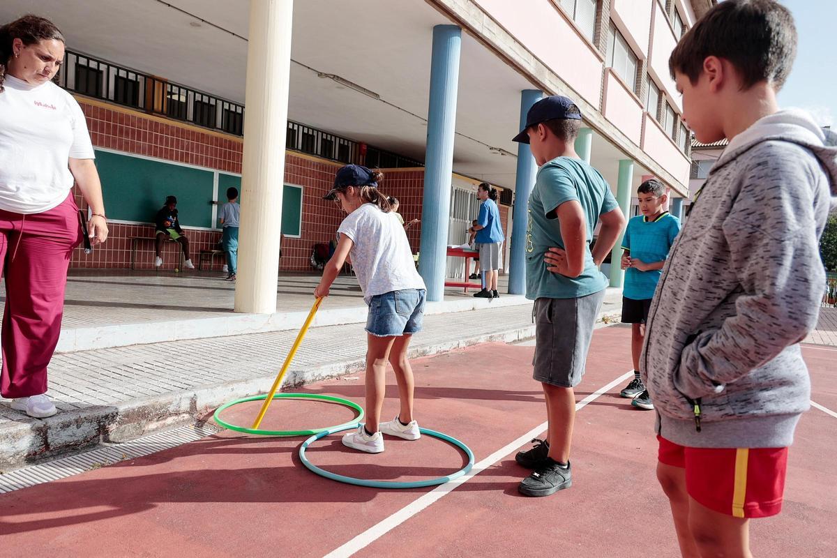 Campamento de verano en el CEIP La Verdellada, La Laguna