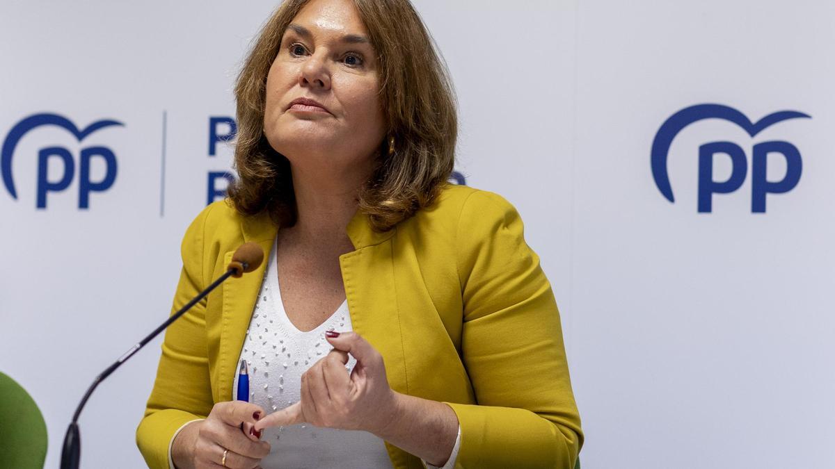 Jimena Delgado, portavoz del Partido Popular en Las Palmas de Gran Canaria.