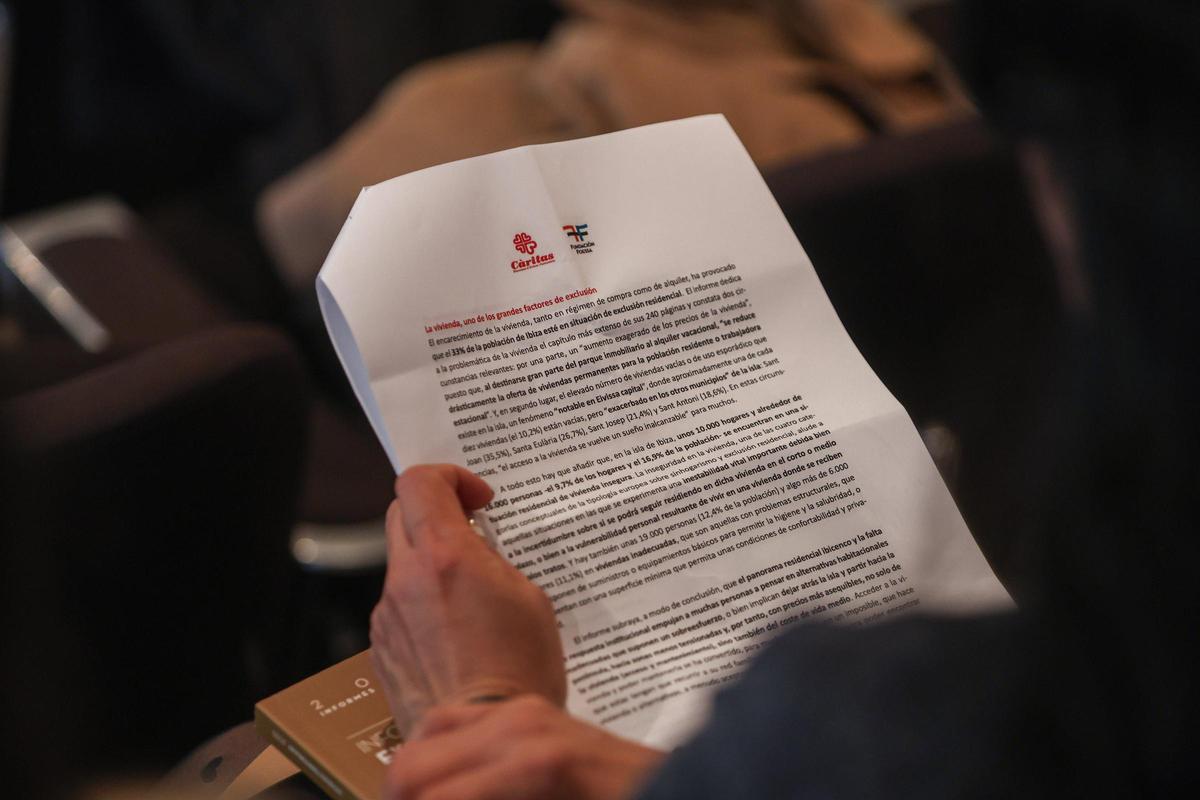 Presentación del Informe Foessa de Cáritas Ibiza