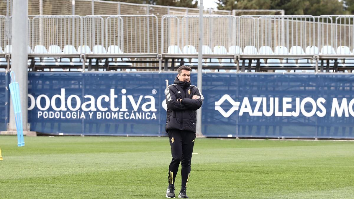 Velázquez, durante una sesión de entrenamiento en la Ciudad Deportiva.
