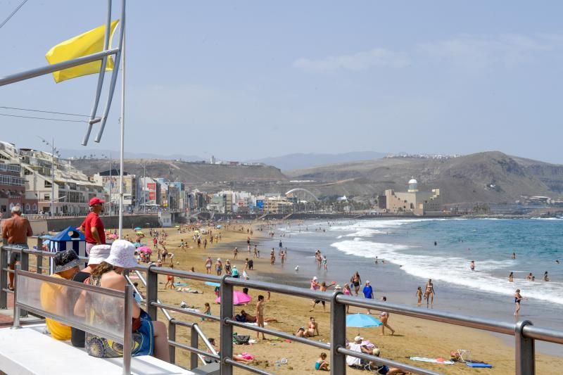 Calor y calima en Gran Canaria (17/08/21)