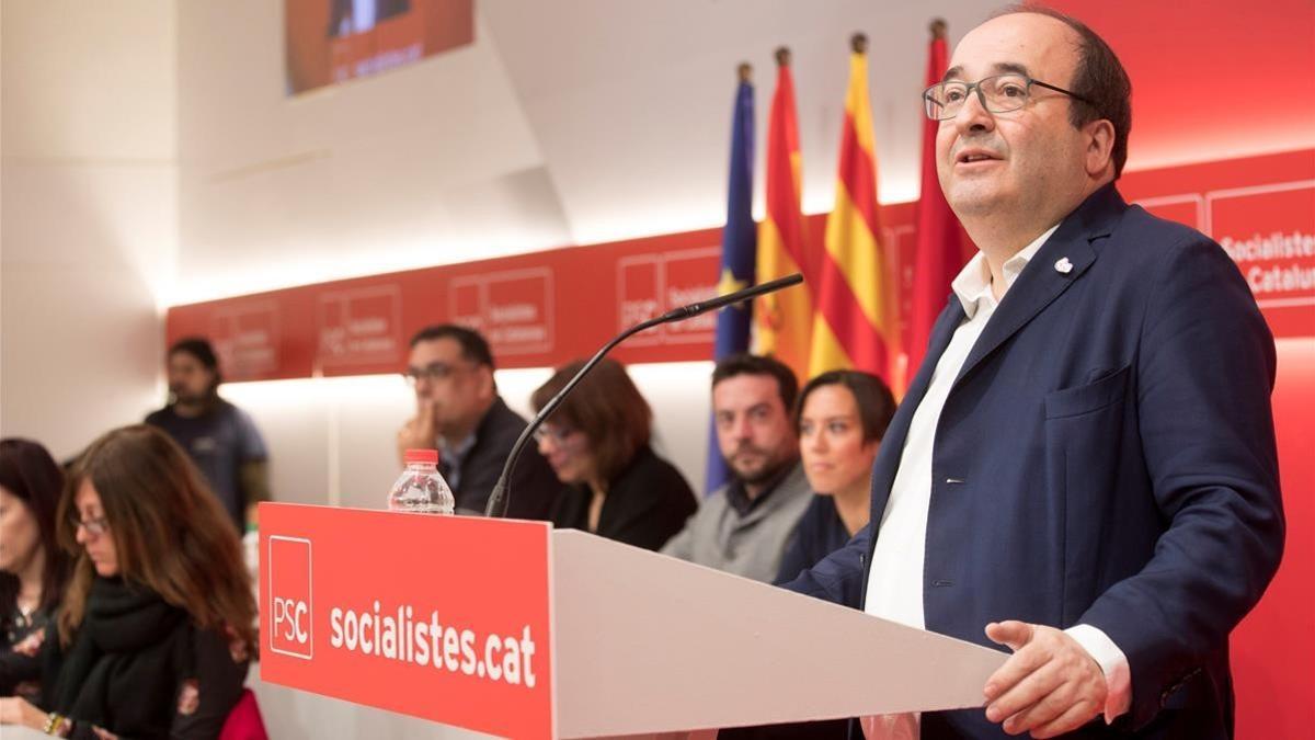 El primer secretario del PSC, Miquel Iceta.