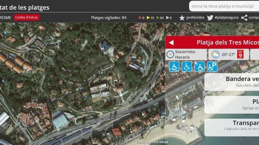 Consulta l&#039;estat de les platges de la Costa Brava, en temps real