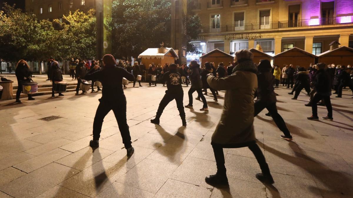 Masterclass de autodefensa feminista en Zaragoza.