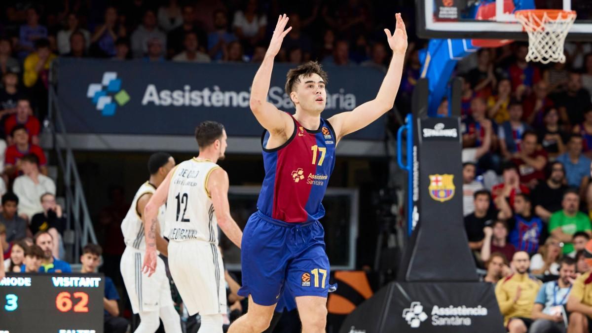 Juan Núñez vivirá su segundo año en el Barça en el que espera seguir con su evolución