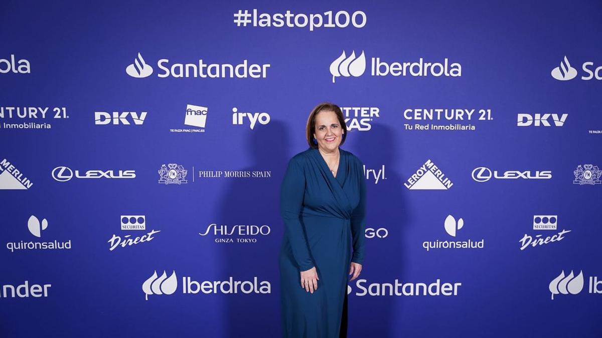 Blanca Torrent, en la gala de 'Las Top 100 Mujeres Líderes'.