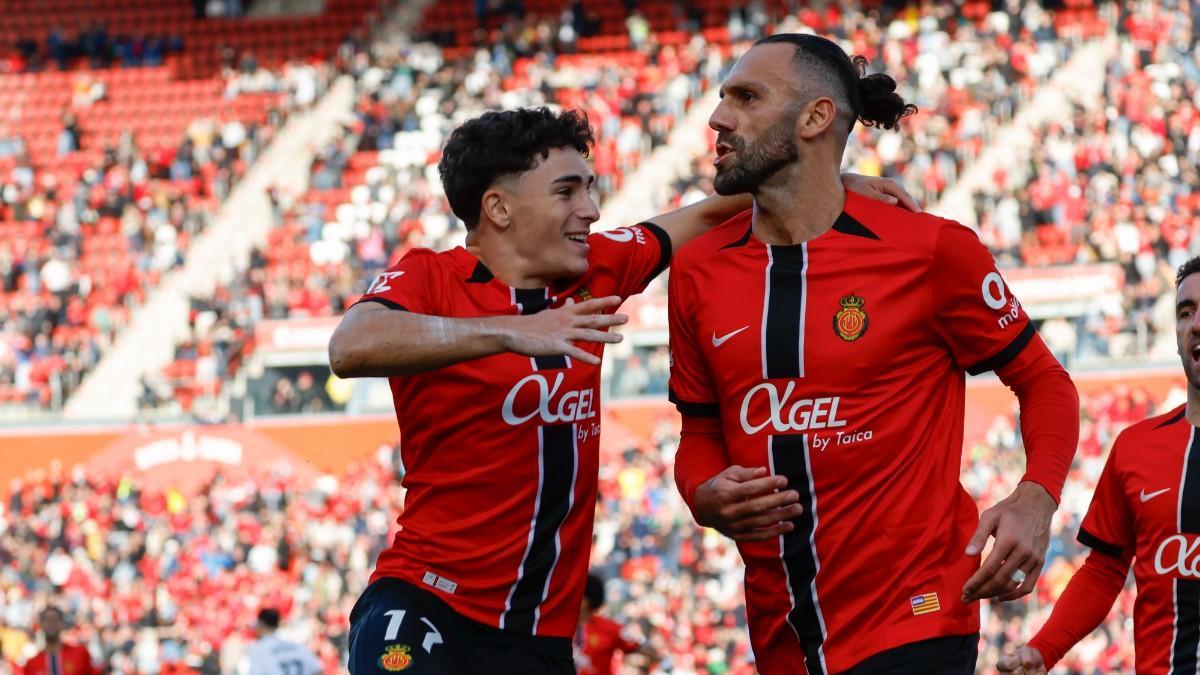Jan Virgili asistió a Muriqi en el segundo gol del Mallorca