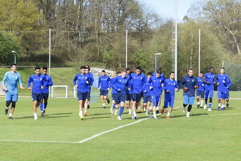 Entenamiento del Real Oviedo