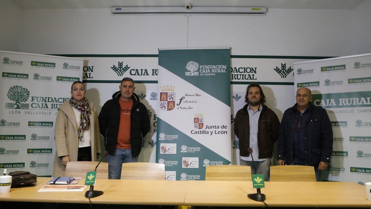 Desde la izquierda Isabel Durillo, José López, Manuel Alejandro y Feliciano Ferrero
