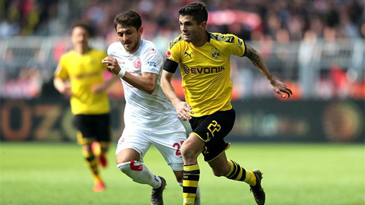 Pulisic marca con el Dortmund en su último partido