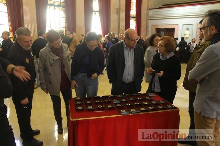 Homenaje a los policías locales jubilados en Murcia