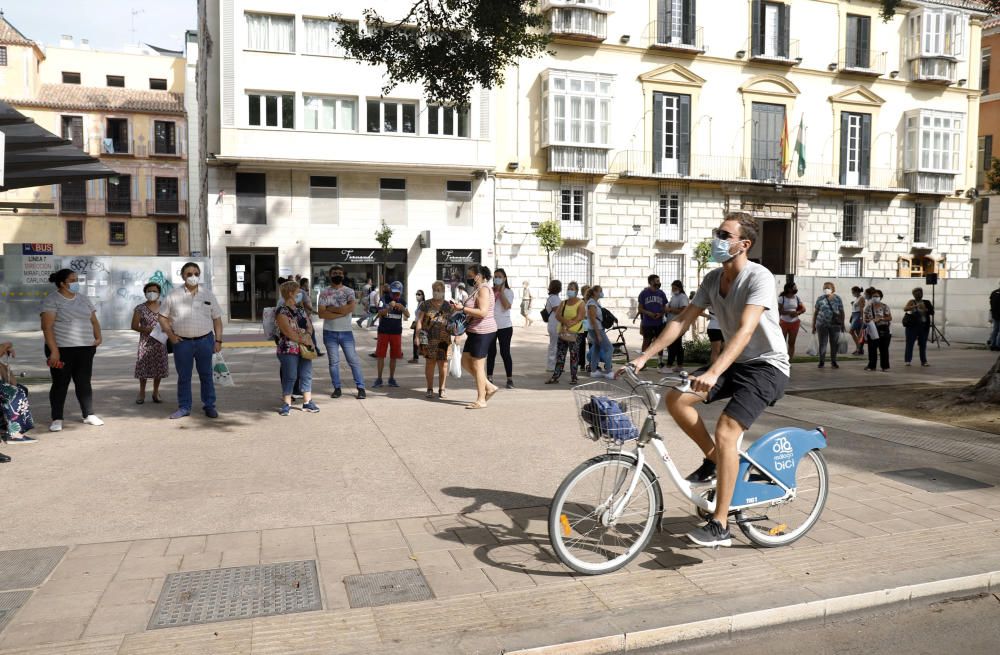 Las imágenes del Día sin Coches 2020 en Málaga