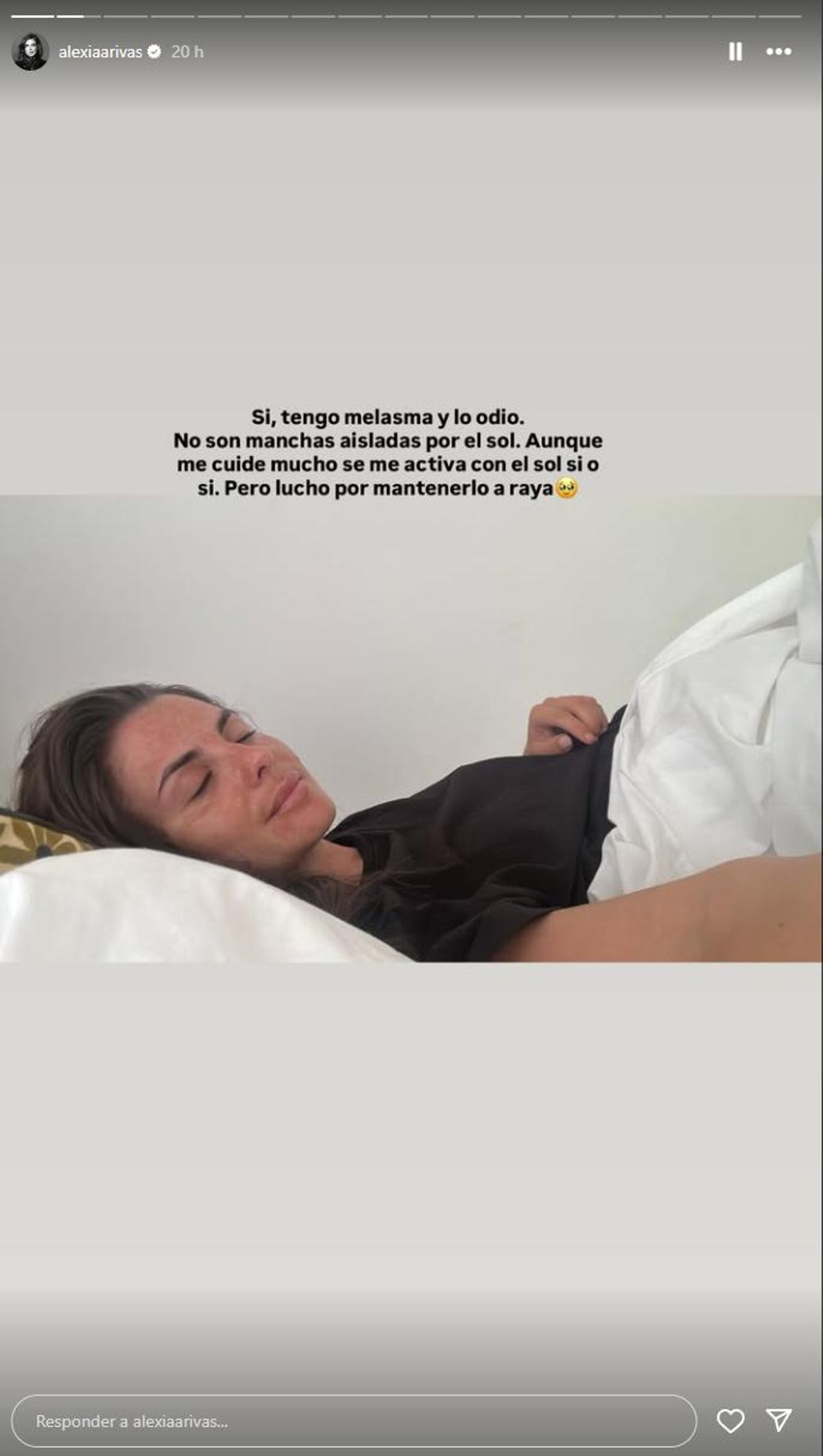 Publicación de Alexia Rivas.