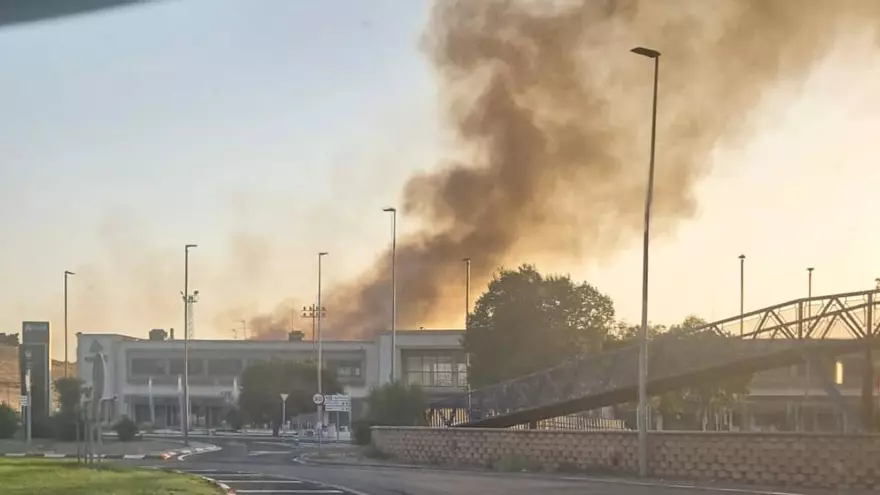Nuevo incendio en Cáceres: arde el Cerro de los Pinos