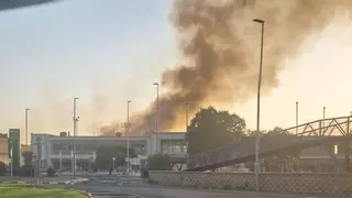 Nuevo incendio en Cáceres: arde el Cerro de los Pinos