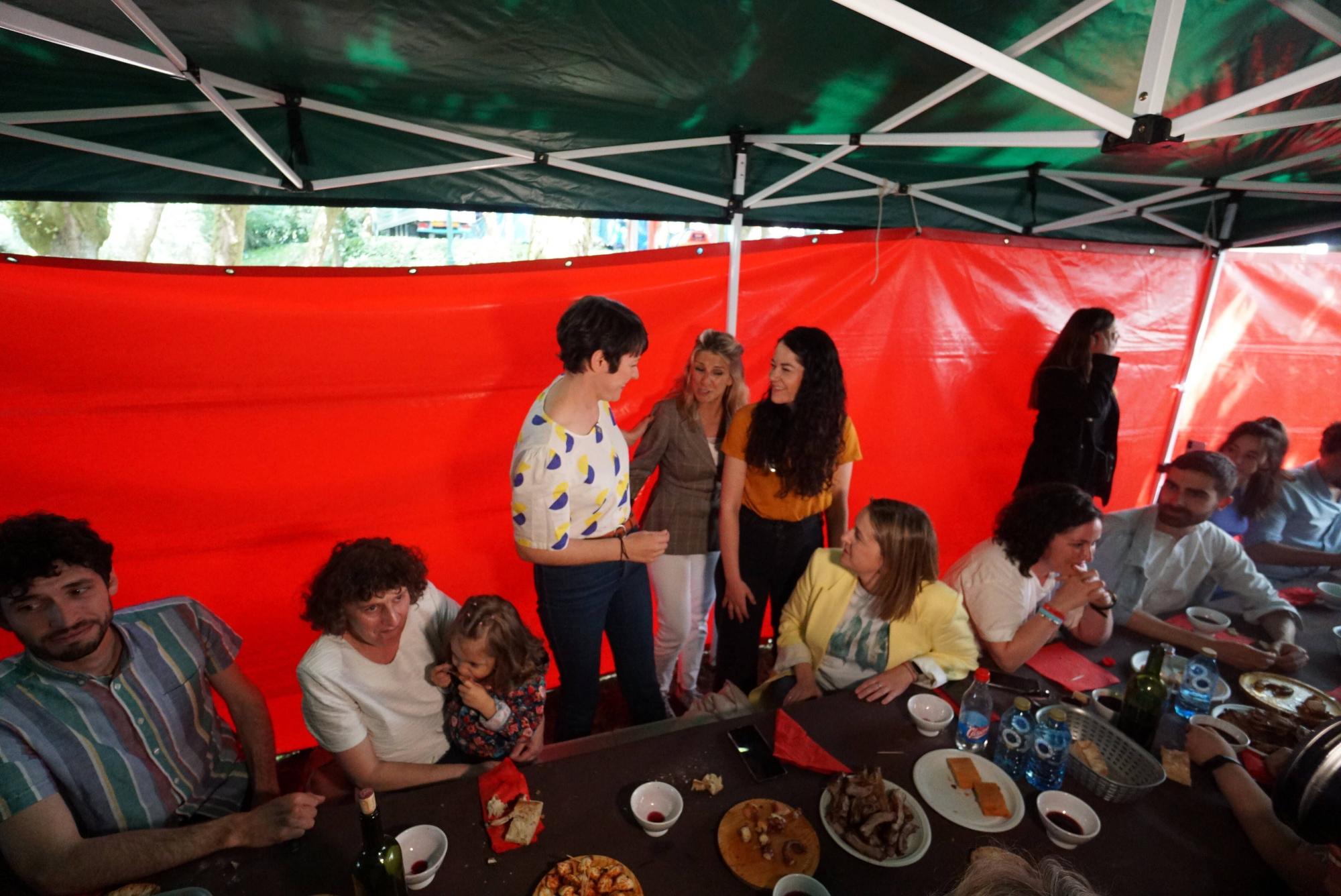 Los principales candidatos a la Alcaldía se dan cita en la tradicional comida de pulpo en la Ascensión