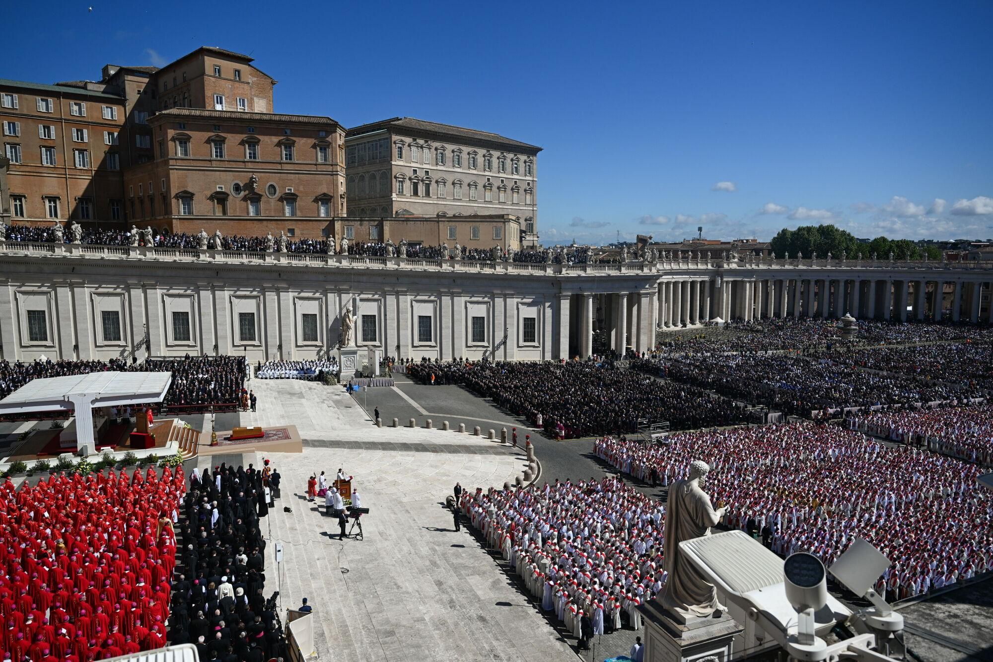 El funeral del papa Francesc, en imatges