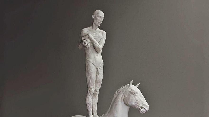 L&#039;escultor Pol Ballonga  mostra el seu «reflex» a la Galeria Dual