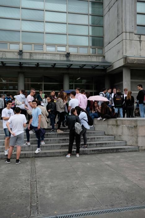 Ebau 2019 en Asturias: primer día de exámenes de selectividad en Mieres