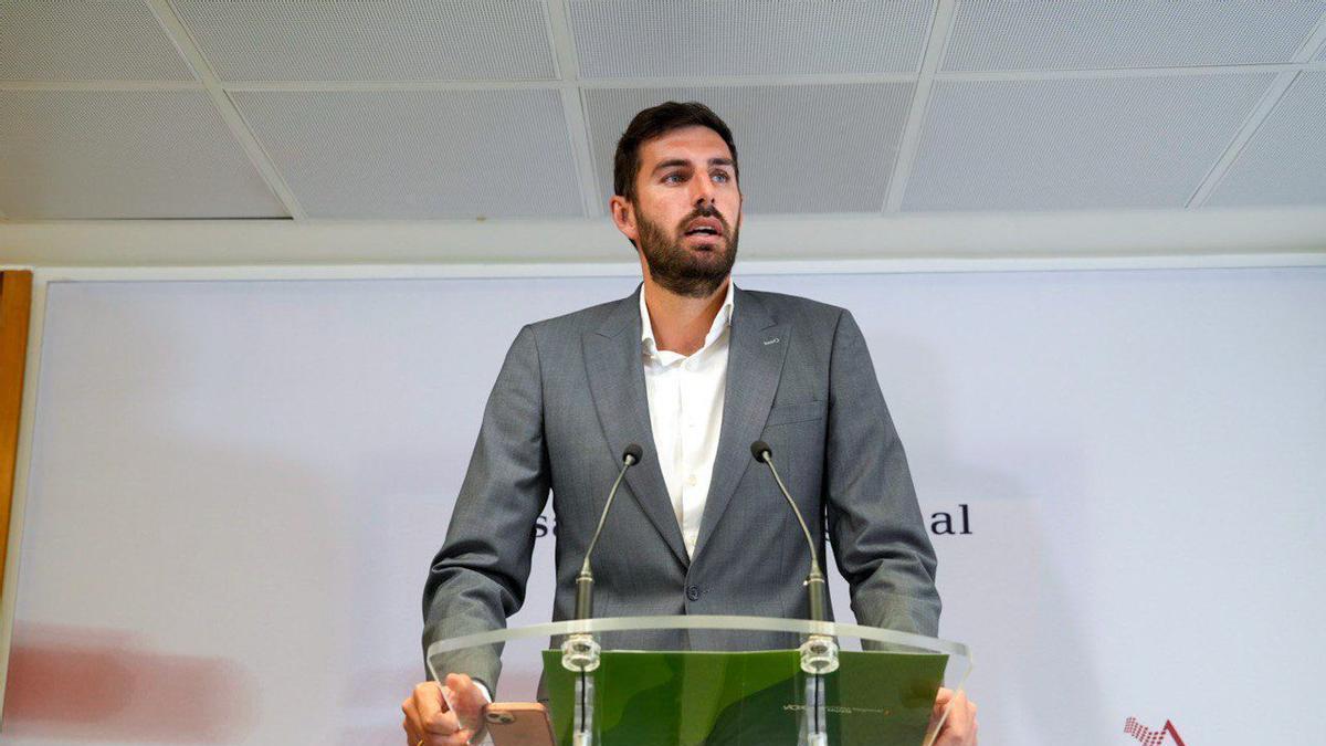 El portavoz de Vox en la Asamblea Regional, José Ángel Antelo.