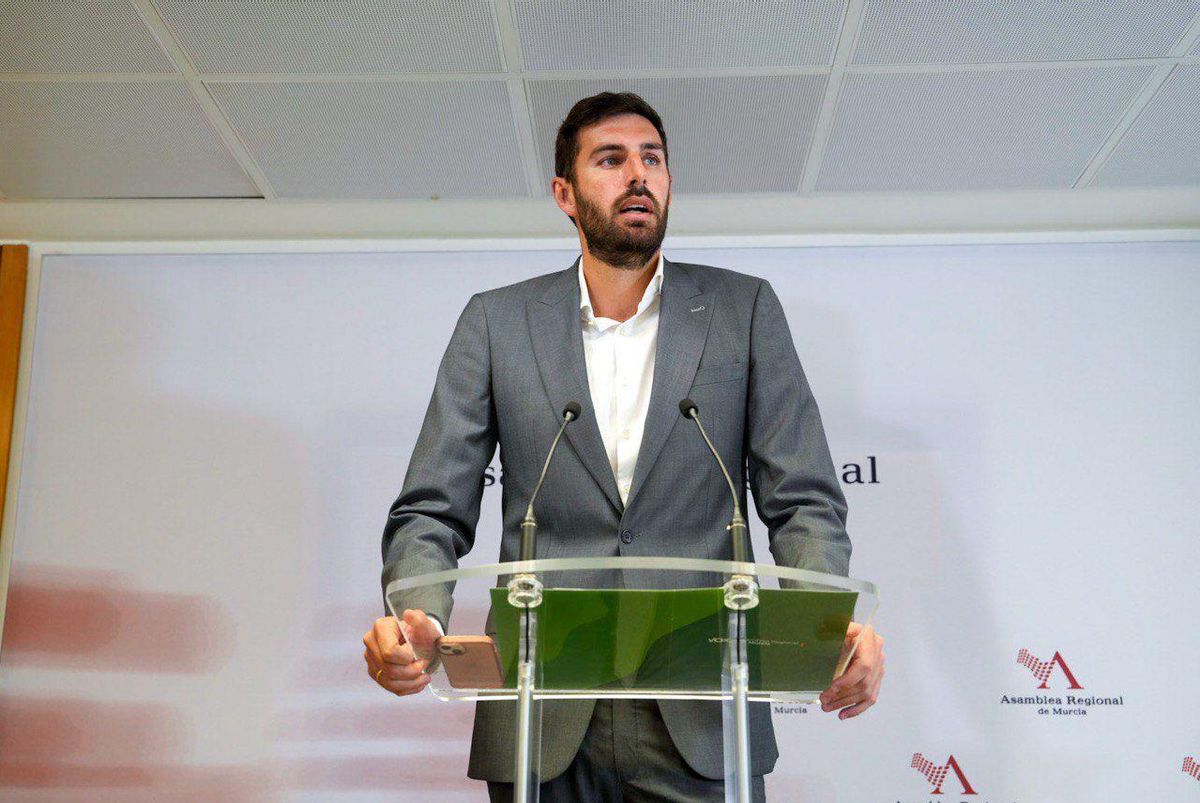 Vox spokesperson in the Regional Assembly, José Ángel Antelo.