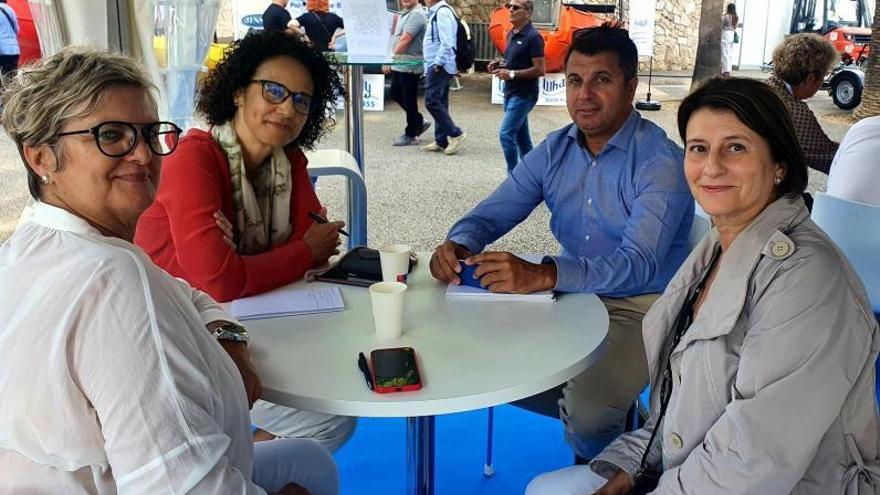 Imagen de una de las reuniones mantenidas en el certamen barcelonés.