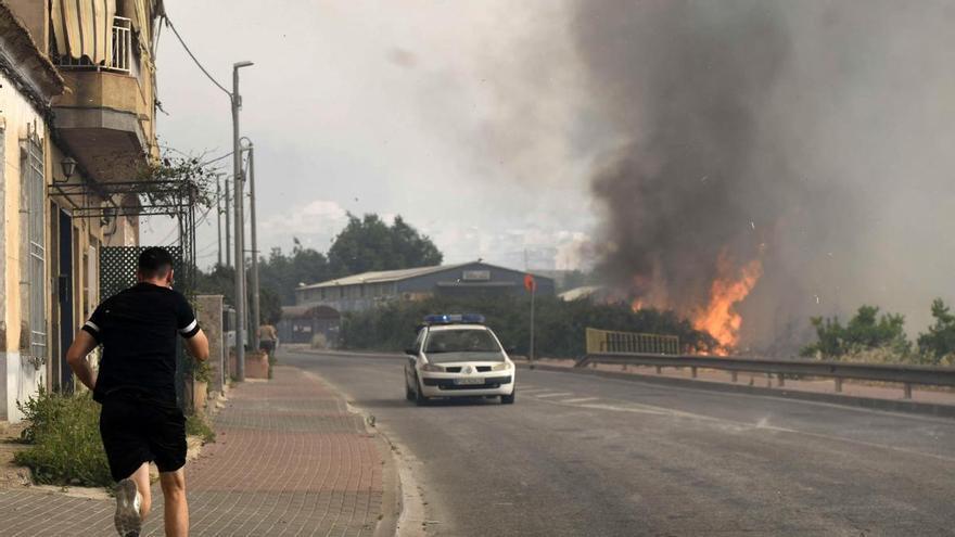 El incendio en Los Garres, en imágenes