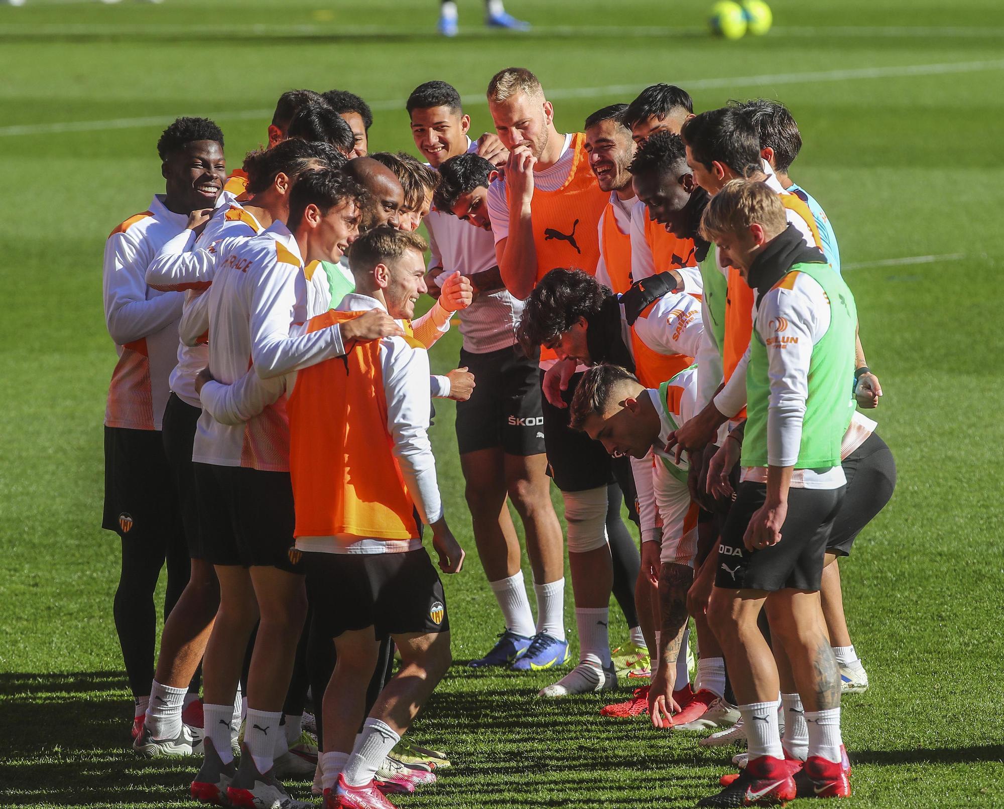 Así ha sido el entrenamiento de hoy del Valencia CF