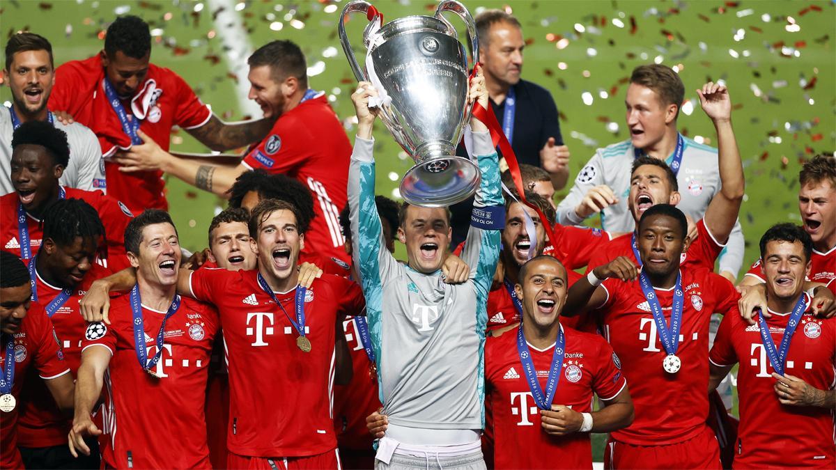 Thiago Alcántara ganó la Champions del 2020 con el Bayern de Múnich