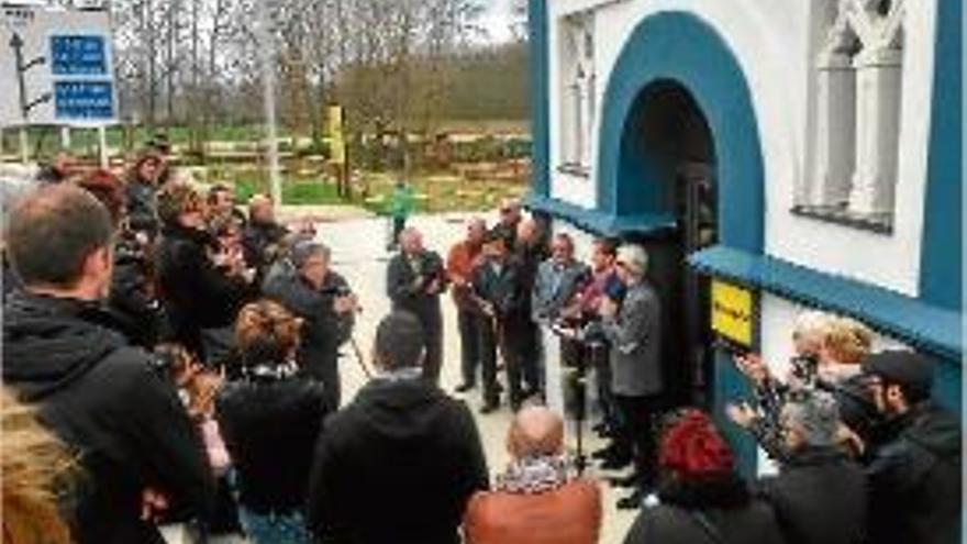 Inauguració de l&#039;Escorxador, que serà una oficina de turisme i de promoció.