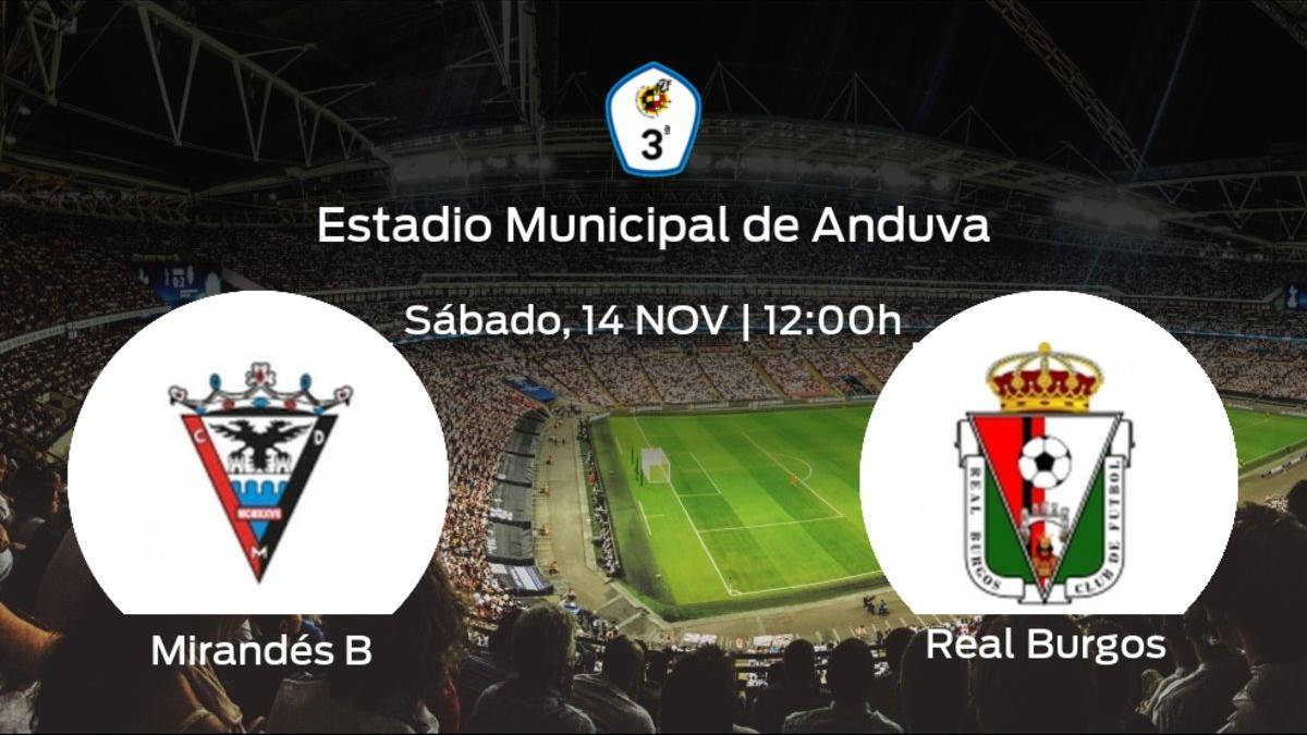 Previa del partido: Mirandés B - Real Burgos CF