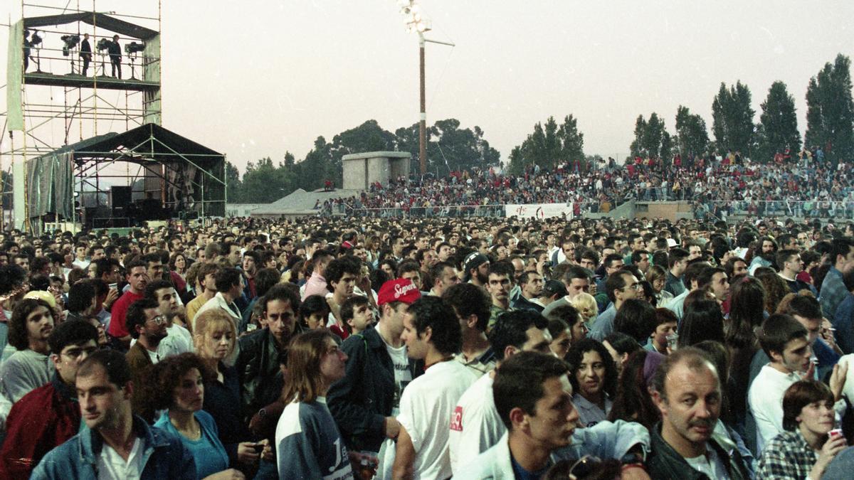 Supertramp inició en Vigo su gira española en junio de 1997 tras diez años de silencio.