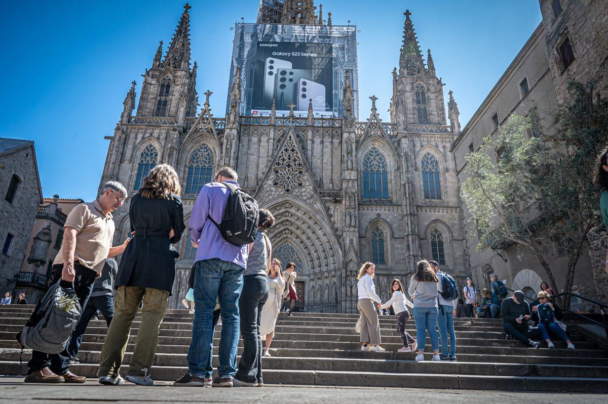 Los turistas inundan Barcelona en Semana Santa