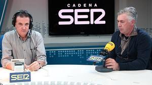 L’entrenador italià repassa els seus primers mesos al club blanc i analitza el clàssic en el programa de ràdio ’El Larguero’.