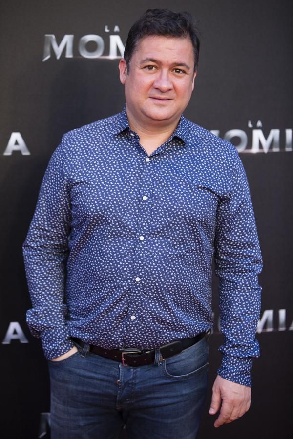 El actor Secun de la Rosa en el estreno de "La Momia" en Madrid