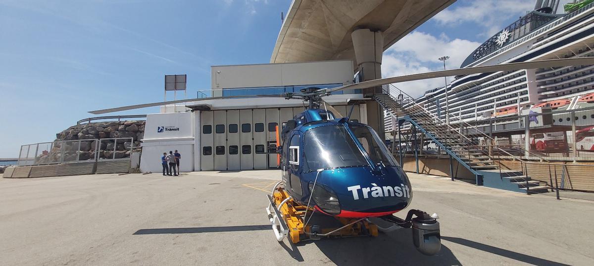 El helicóptero con radar de Trànsit