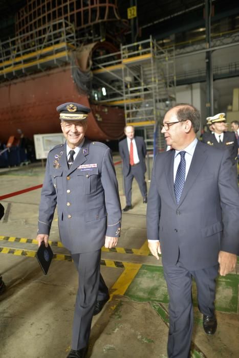 Visita a la construcción del submarino S-80 de Navantia