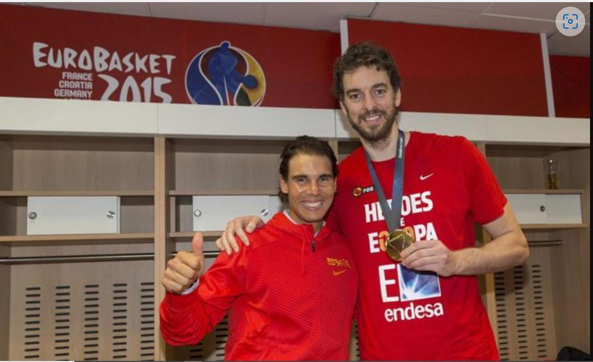 Dos referentes del deporte español