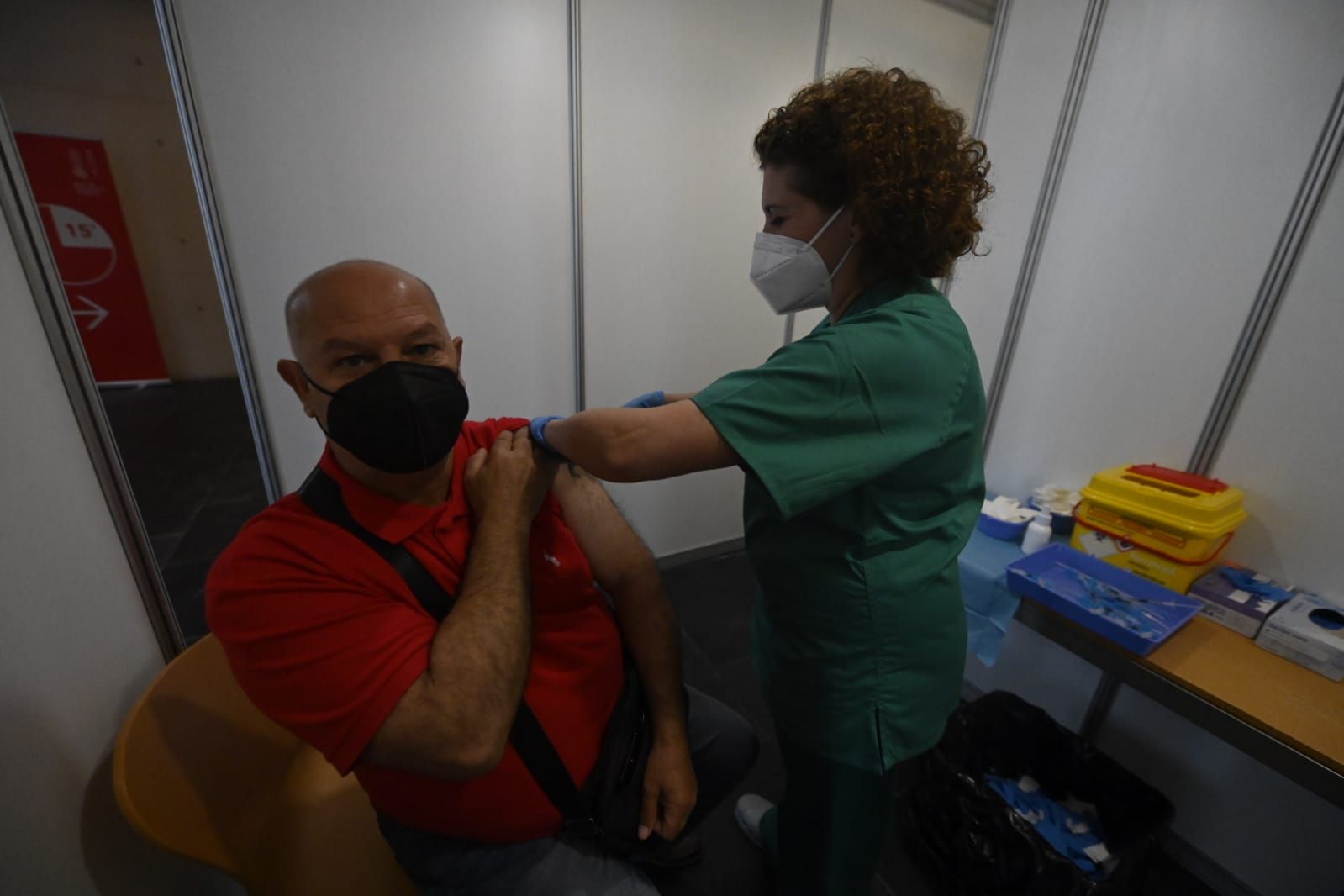 Vacunación en el Auditori de Castelló