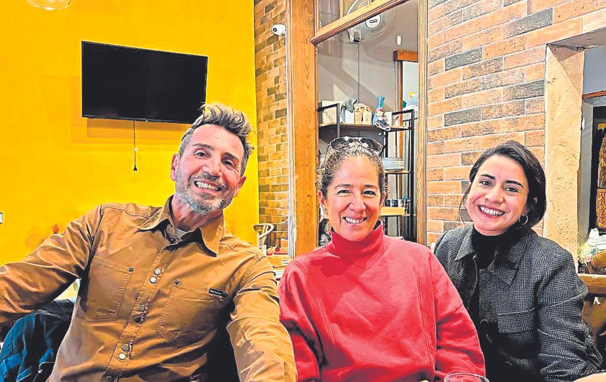 Rubén Jiménez, Mariana Pedraza y Cecilia Velázquez