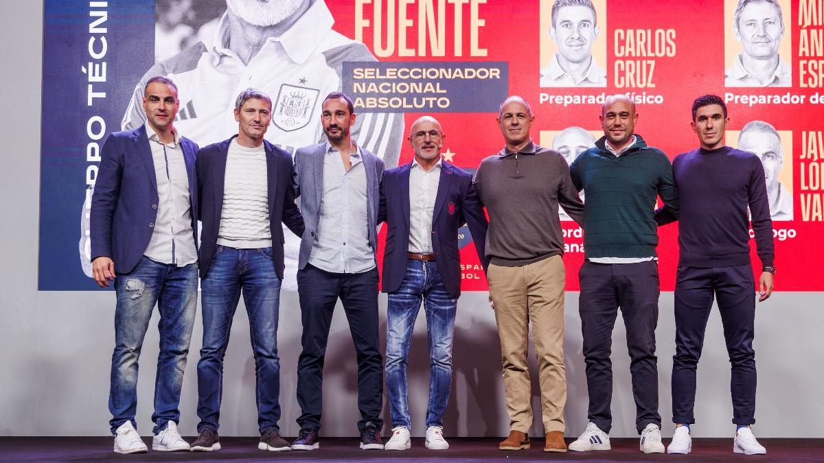 El nuevo cuerpo técnico de la selección española