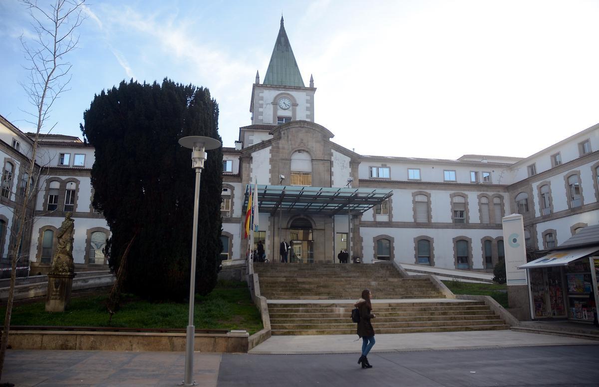 Vista del Hospital Provincial de Pontevedra.