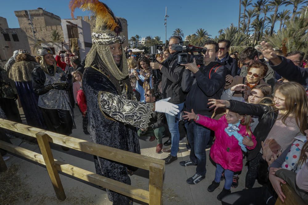 Los Reyes Magos en el Belén Viviente de Elche