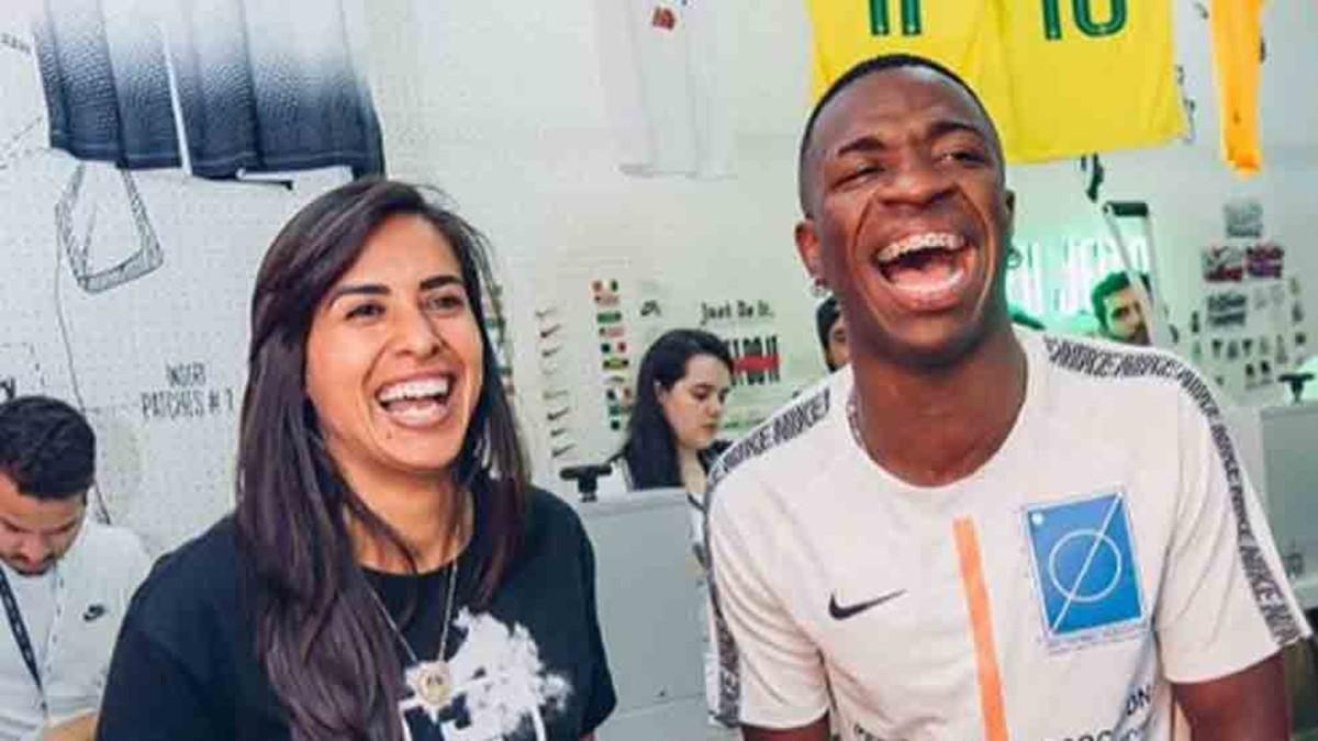 Andressa Alves y Vinicius Jr., juntos en Brasil