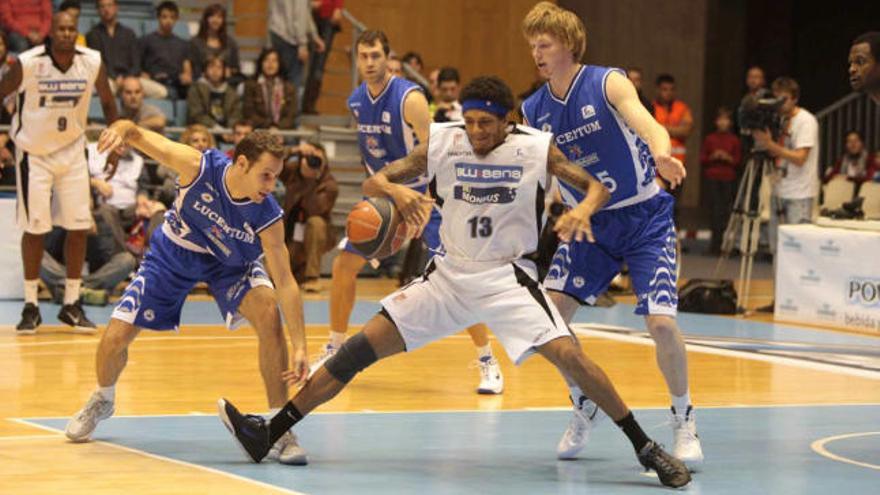 Llompart, Washington y Singler, ayer.